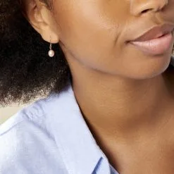 Histoire D'Or Boucles D'oreilles Pendantes Baroque Or Jaune Perle De Culture -Boucles d'oreilles Bracelet Soldes B3OFJUS013 model0