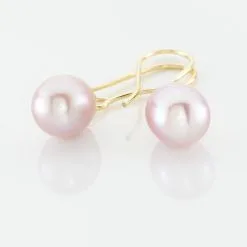 Histoire D'Or Boucles D'oreilles Pendantes Baroque Or Jaune Perle De Culture -Boucles d'oreilles Bracelet Soldes B3OFJUS013 view2