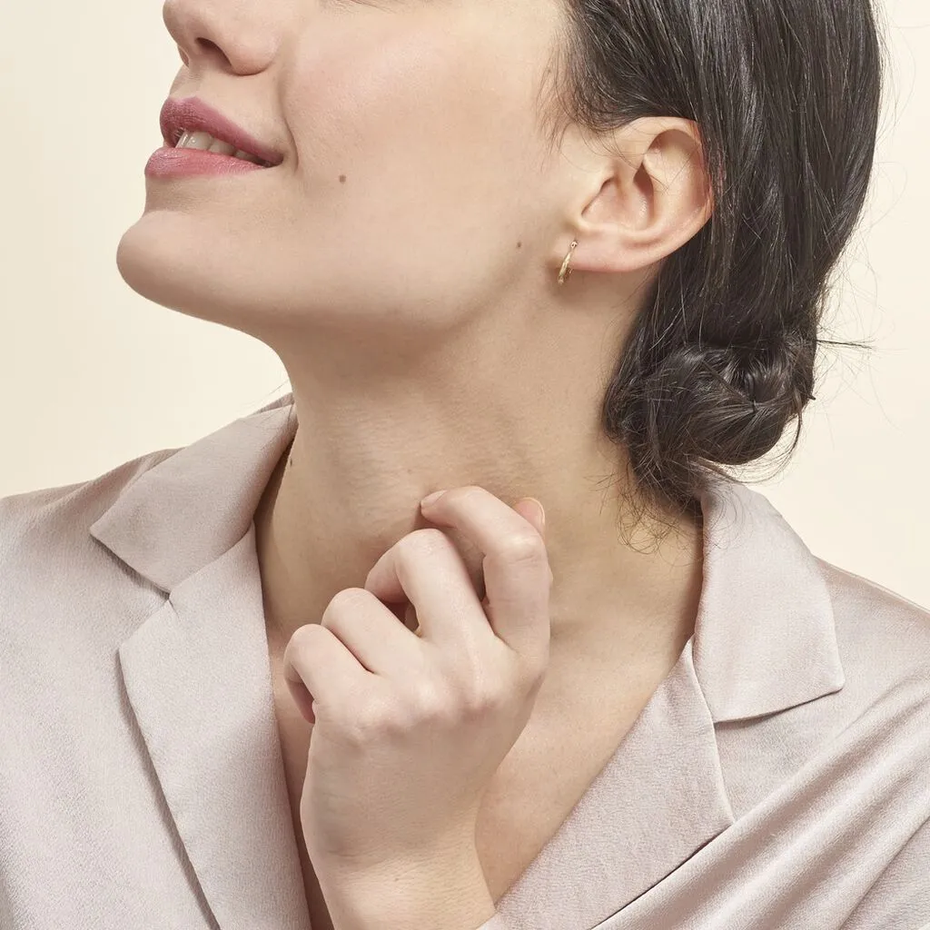 Histoire D'Or Créoles Or Jaune Anaitz 6 Histoire D'Or Créoles Or Jaune Anaitz – Image 4