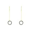 Histoire D'Or Boucles D'oreilles Pendantes Audria Or Jaune