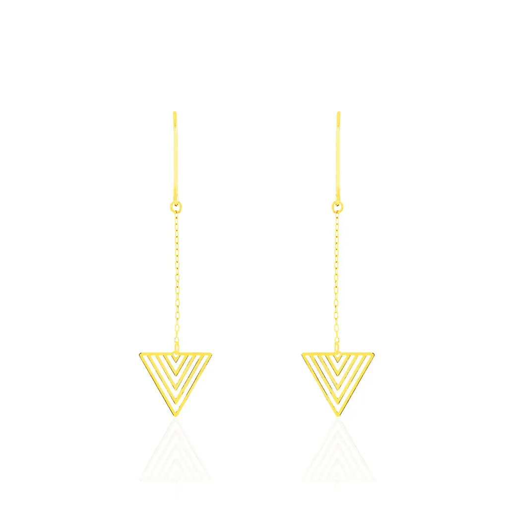 Histoire D'Or Boucles D'oreilles Pendantes Katie Or Jaune 3 Histoire D'Or Boucles D'oreilles Pendantes Katie Or Jaune