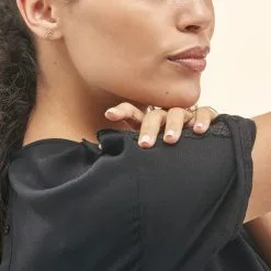 Histoire D'Or Boucles D'oreilles Puces Philine Fleur Or Jaune -Boucles d'oreilles Bracelet Soldes B3OFJW005H model0