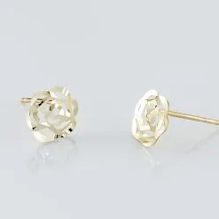 Histoire D'Or Boucles D'oreilles Puces Philine Fleur Or Jaune -Boucles d'oreilles Bracelet Soldes B3OFJW005H view2