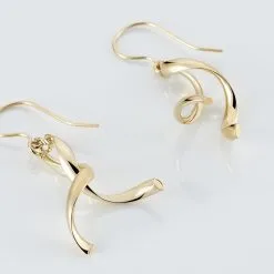 Histoire D'Or Boucles D'oreilles Pendantes Merone Vagues Or Jaune 8 Histoire D'Or Boucles D'oreilles Pendantes Merone Vagues Or Jaune -Boucles d'oreilles Bracelet Soldes B3OFJW008Q view2