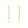 Histoire D'Or Boucles D'oreilles Pendantes Assiba Or Jaune