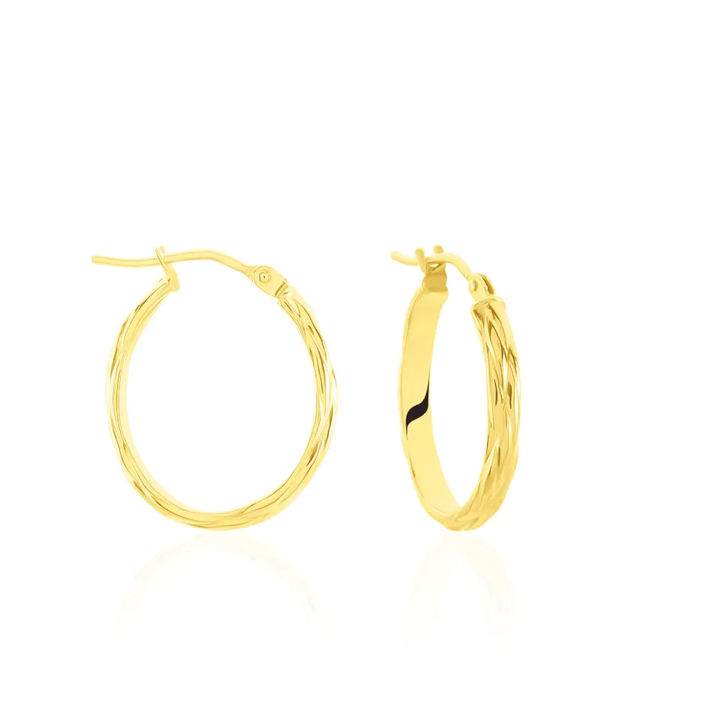 Histoire D'Or Créoles Ananas Or Jaune 3 Histoire D'Or Créoles Ananas Or Jaune