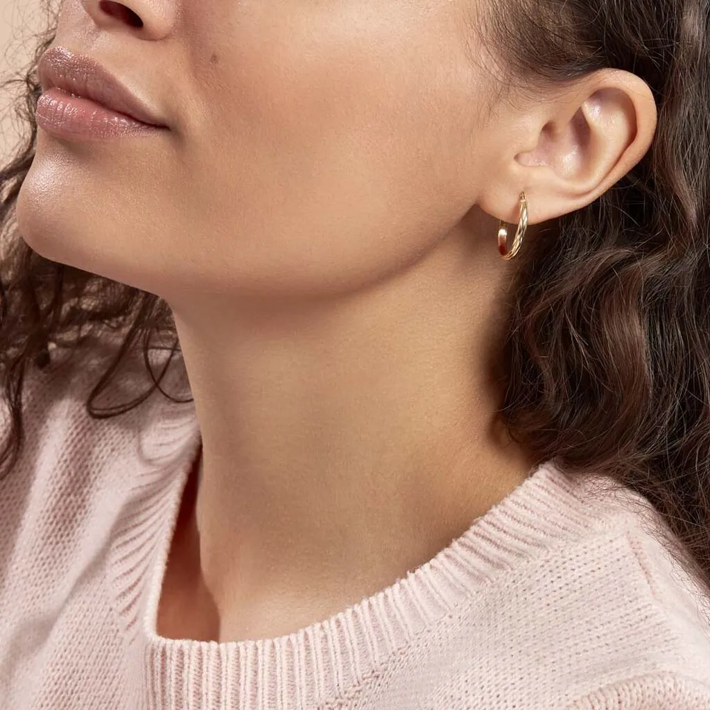 Histoire D'Or Créoles Ananas Or Jaune 6 Histoire D'Or Créoles Ananas Or Jaune – Image 4