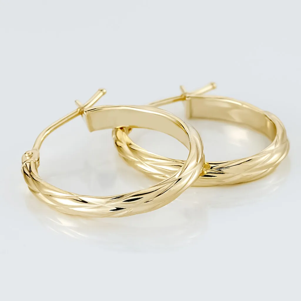 Histoire D'Or Créoles Ananas Or Jaune 5 Histoire D'Or Créoles Ananas Or Jaune – Image 3