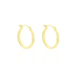 Histoire D'Or Créoles Ananas Or Jaune