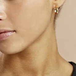 Histoire D'Or Créoles Ananas Or Jaune -Boucles d'oreilles Bracelet Soldes B3OFJW00D0 model0