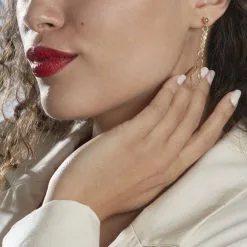 Histoire D'Or Boucles D'oreilles Pendantes Blinda Or Jaune -Boucles d'oreilles Bracelet Soldes B3OFJW00DC model0