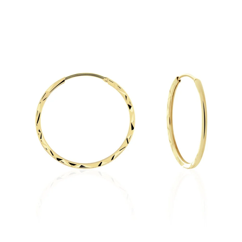 Histoire D'Or Créoles Valerina Or Jaune 3 Histoire D'Or Créoles Valerina Or Jaune