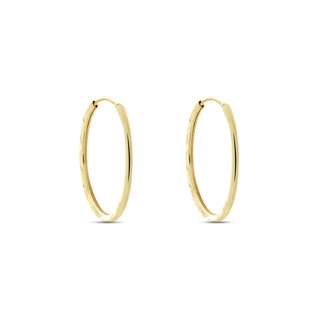 Histoire D'Or Créoles Valerina Or Jaune 4 Histoire D'Or Créoles Valerina Or Jaune – Image 2