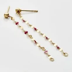 Histoire D'Or Boucles D'oreilles Pendantes Or Jaune Asteria -Boucles d'oreilles Bracelet Soldes B3OFJW00HQ view2