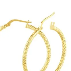 Histoire D'Or Créoles Ulrica Or Jaune -Boucles d'oreilles Bracelet Soldes B3OFJW0315 view3