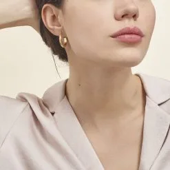 Histoire D'Or Créoles Vickie Or Jaune -Boucles d'oreilles Bracelet Soldes B3OFJW0403 model0