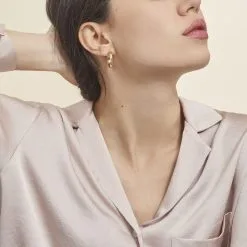 Histoire D'Or Créoles Vickie Or Jaune -Boucles d'oreilles Bracelet Soldes B3OFJW0403 model1