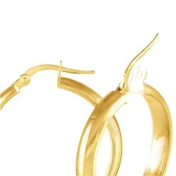 Histoire D'Or Créoles Vickie Or Jaune -Boucles d'oreilles Bracelet Soldes B3OFJW0403 view3