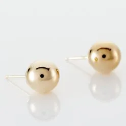 Histoire D'Or Boucles D'oreilles Puces Fidelia Boule Or Jaune -Boucles d'oreilles Bracelet Soldes B3OFJW0513 view2