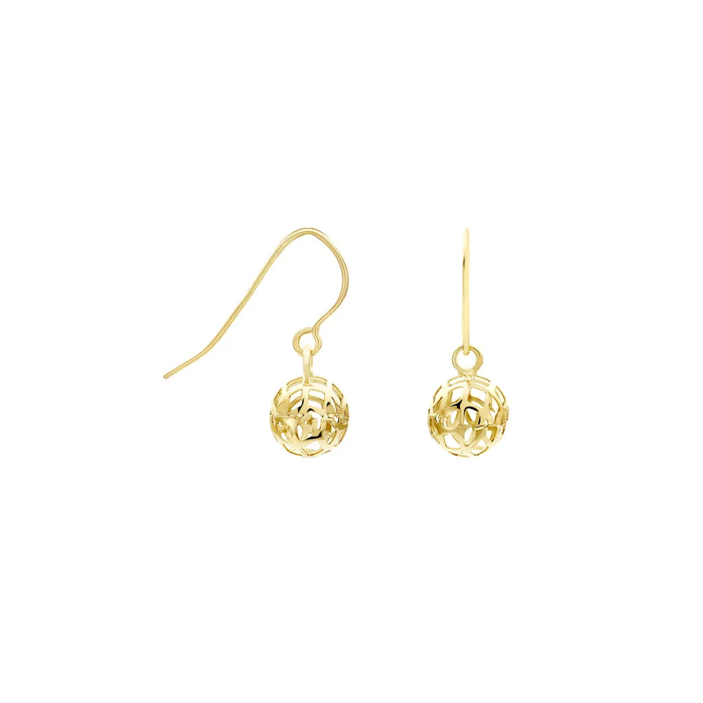 Histoire D'Or Boucles D'oreilles Pendantes Fidelia Boules Or Jaune 4 Histoire D'Or Boucles D'oreilles Pendantes Fidelia Boules Or Jaune – Image 2