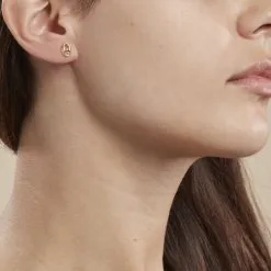 Histoire D'Or Boucles D'oreilles Puces Cara Grain De Cafe Or Jaune -Boucles d'oreilles Bracelet Soldes B3OFJW0532 model0