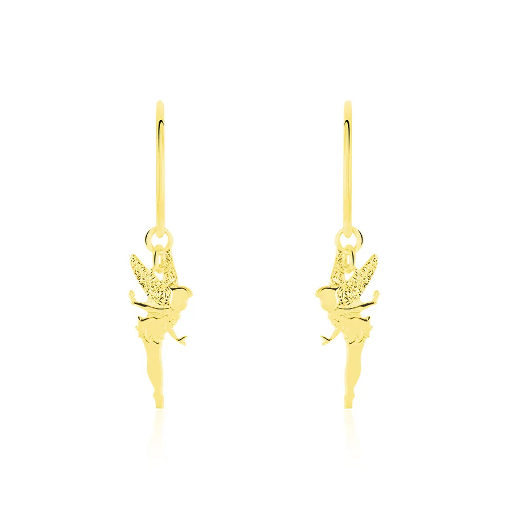 Histoire D'Or Boucles D'oreilles Pendantes Fee Or Jaune 3 Histoire D'Or Boucles D'oreilles Pendantes Fee Or Jaune