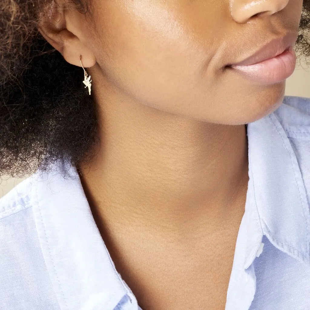 Histoire D'Or Boucles D'oreilles Pendantes Fee Or Jaune 7 Histoire D'Or Boucles D'oreilles Pendantes Fee Or Jaune – Image 5