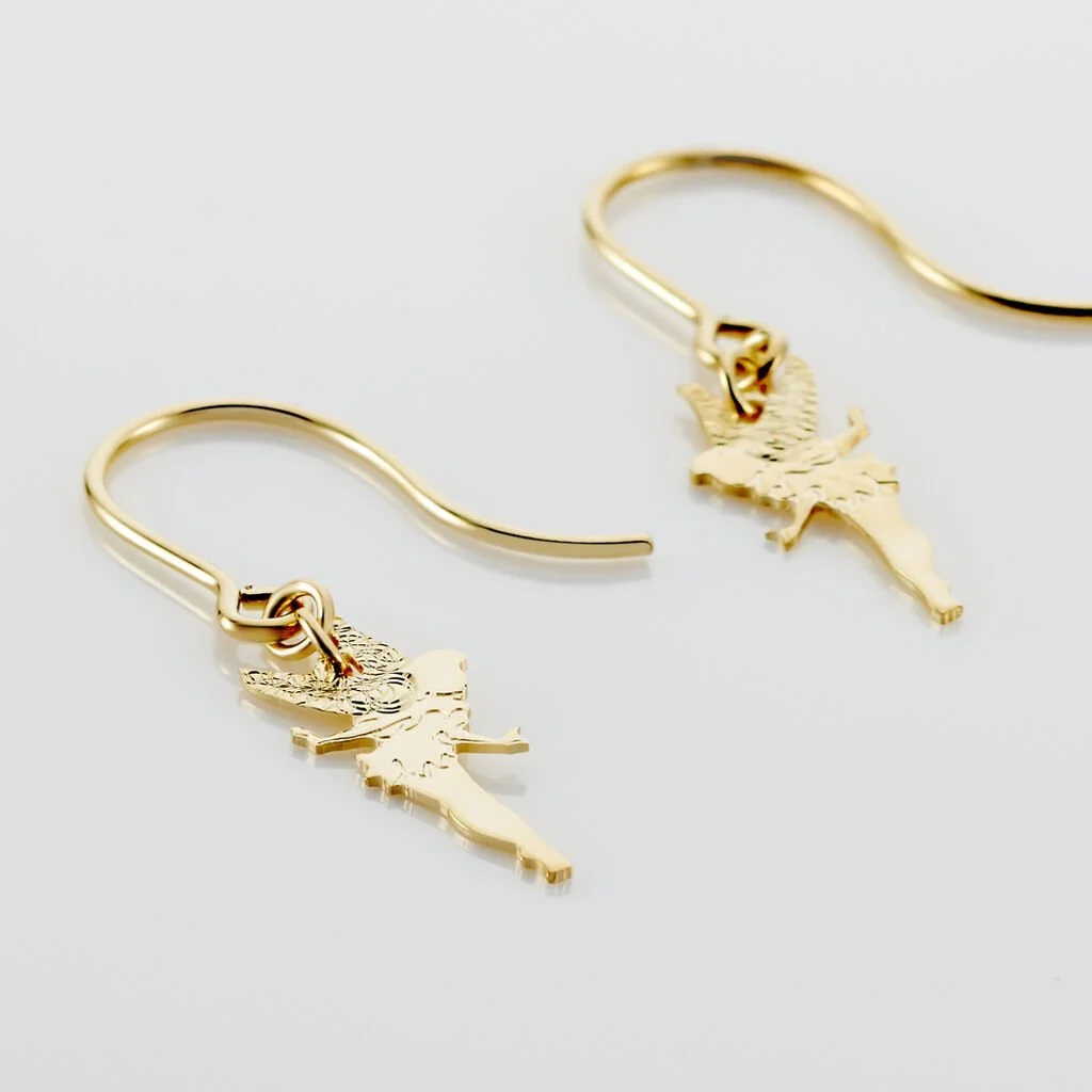 Histoire D'Or Boucles D'oreilles Pendantes Fee Or Jaune 5 Histoire D'Or Boucles D'oreilles Pendantes Fee Or Jaune – Image 3