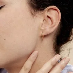 Histoire D'Or Créoles Thyrza Or Jaune -Boucles d'oreilles Bracelet Soldes B3OFJW0929 model1