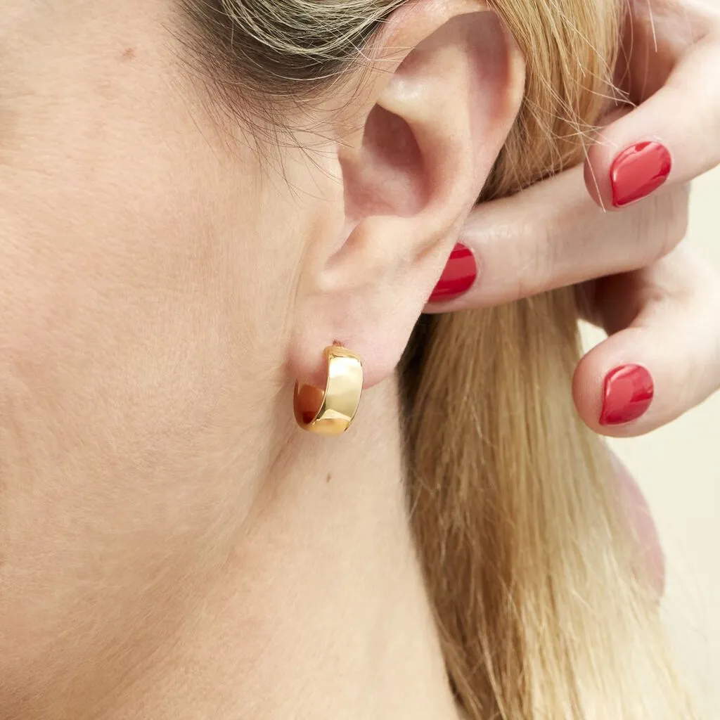 Histoire D'Or Créoles Terezia Or Jaune 6 Histoire D'Or Créoles Terezia Or Jaune – Image 4