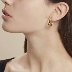 Histoire D'Or Créoles Terezia Or Jaune -Boucles d'oreilles Bracelet Soldes B3OFJW0940 model0