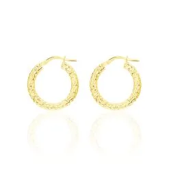 Histoire D'Or Créoles Udara Or Jaune