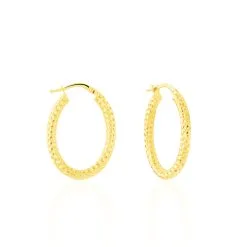 Histoire D'Or Créoles Udara Or Jaune