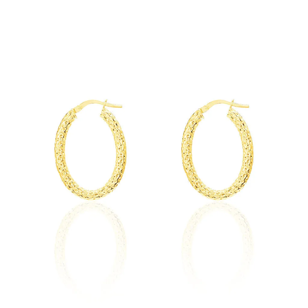 Histoire D'Or Créoles Udara Or Jaune 4 Histoire D'Or Créoles Udara Or Jaune – Image 2