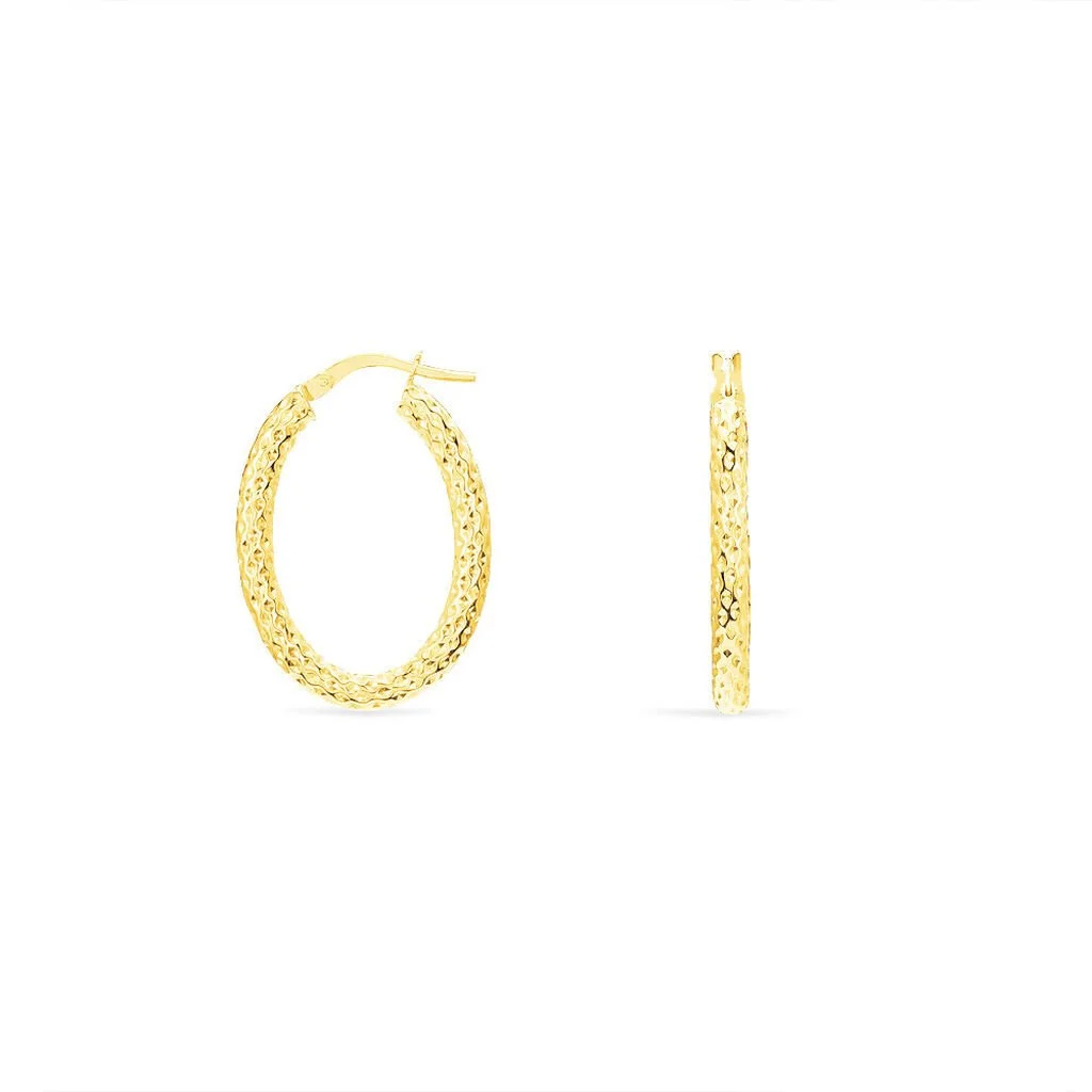 Histoire D'Or Créoles Udara Or Jaune 5 Histoire D'Or Créoles Udara Or Jaune – Image 3