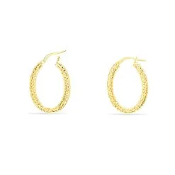 Histoire D'Or Créoles Udara Or Jaune 10 Histoire D'Or Créoles Udara Or Jaune -Boucles d'oreilles Bracelet Soldes B3OFJW0946 view3