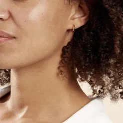 Histoire D'Or Créoles Verania Or Jaune 10 Histoire D'Or Créoles Verania Or Jaune -Boucles d'oreilles Bracelet Soldes B3OFJW0967 model0