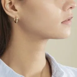 Histoire D'Or Créoles Yori Or Jaune 9 Histoire D'Or Créoles Yori Or Jaune -Boucles d'oreilles Bracelet Soldes B3OFJW0972 model0