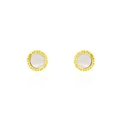 Histoire D'Or Boucles D'oreilles Puces Himelinda Or Jaune