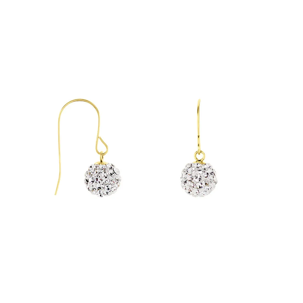 Histoire D'Or Boucles D'oreilles Pendantes Or Jaune Fidelia Cristal 4 Histoire D'Or Boucles D'oreilles Pendantes Or Jaune Fidelia Cristal – Image 2