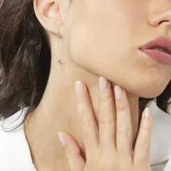 Histoire D'Or Boucles D'oreilles Pendantes Arenale Or Jaune Amethyste -Boucles d'oreilles Bracelet Soldes B3OFJYI112 model0