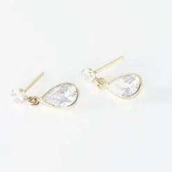 Histoire D'Or Boucles D'oreilles Pendantes Lika Or Jaune Oxyde De Zirconium 8 Histoire D'Or Boucles D'oreilles Pendantes Lika Or Jaune Oxyde De Zirconium -Boucles d'oreilles Bracelet Soldes B3OFJZW343 view2