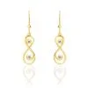 Histoire D'Or Boucles D'oreilles Pendantes Ademar Or Jaune Oxyde De Zirconium -Boucles d'oreilles Bracelet Soldes B3OFJZW394 master