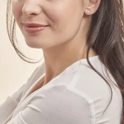 Histoire D'Or Boucles D'oreilles Puces Eleanor Fleur Or Jaune Oxyde De Zirconium -Boucles d'oreilles Bracelet Soldes B3OFJZW402 model0