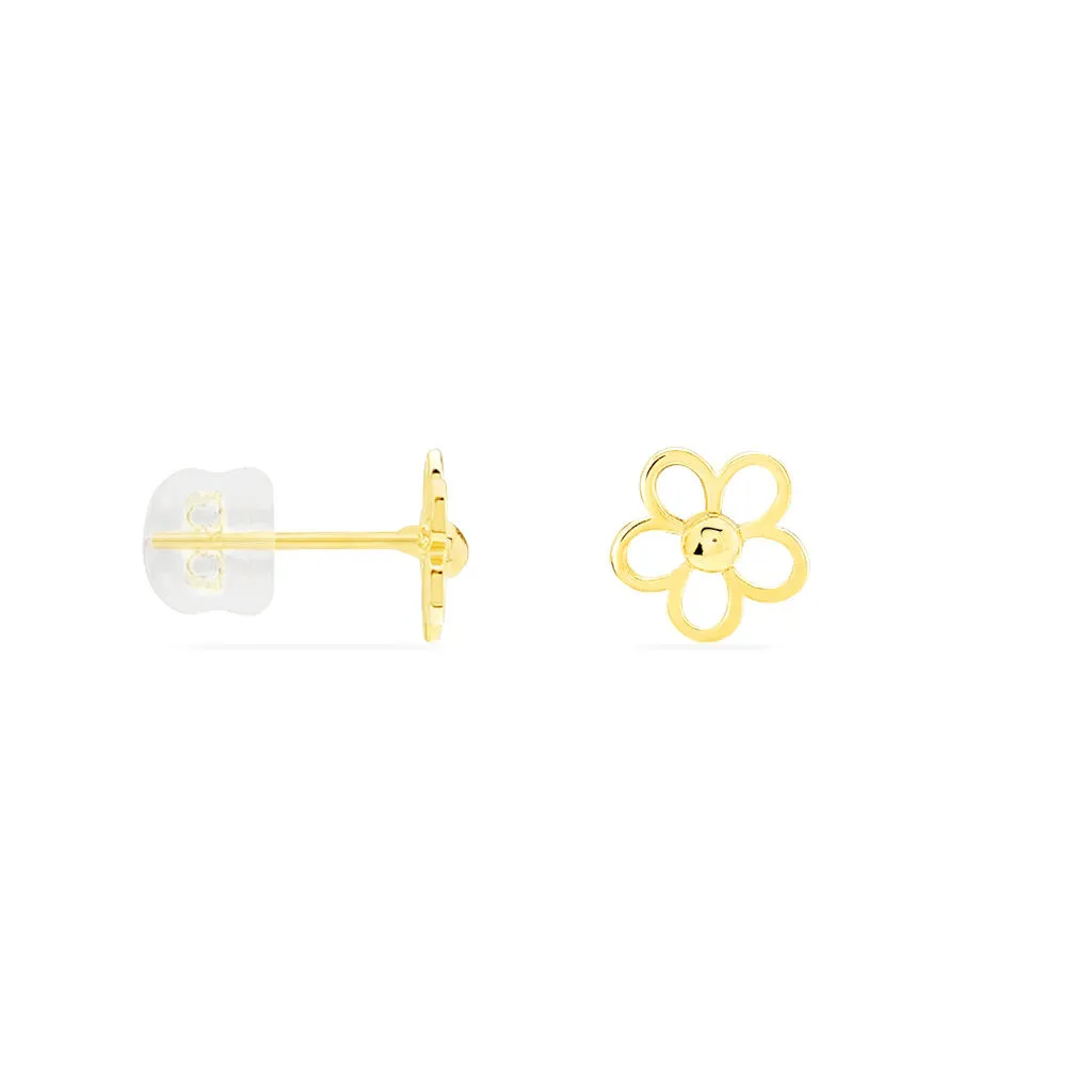 Histoire D'Or Boucles D'oreilles Puces Philine Fleur Or Jaune 4 Histoire D'Or Boucles D'oreilles Puces Philine Fleur Or Jaune – Image 2