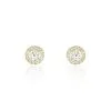 Histoire D'Or Boucles D'oreilles Puces Edmee Or Jaune Oxyde De Zirconium