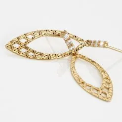 Histoire D'Or Boucles D'oreilles Pendantes Or Jaune Valeriano Oxydes De Zirconium -Boucles d'oreilles Bracelet Soldes B3OFJZW587 view2