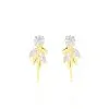 Histoire D'Or Bijoux D'oreilles Alexine Or Jaune Oxyde De Zirconium
