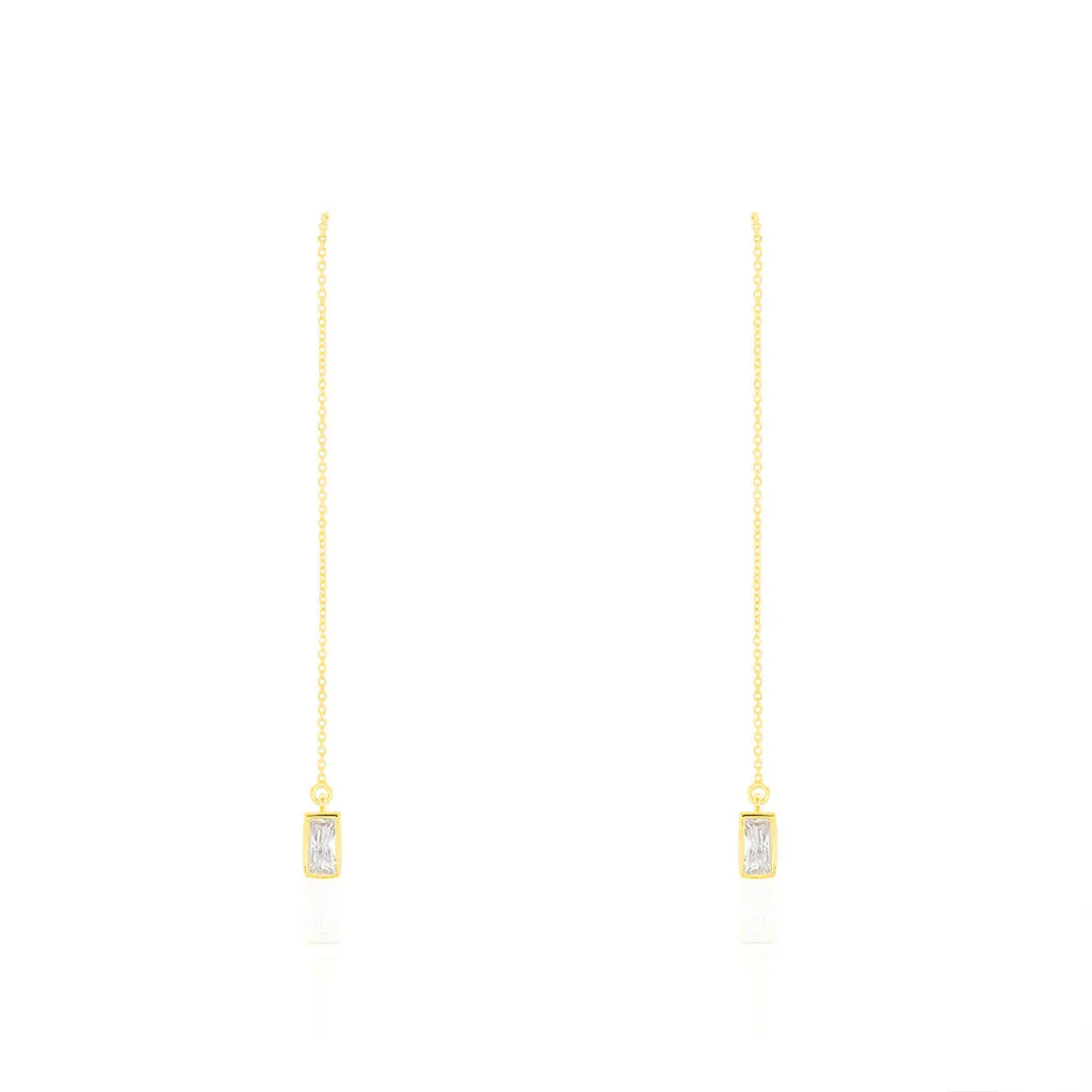 Histoire D'Or Boucles D'oreilles Pendantes Ginna Or Jaune Oxyde De Zirconium 3 Histoire D'Or Boucles D'oreilles Pendantes Ginna Or Jaune Oxyde De Zirconium
