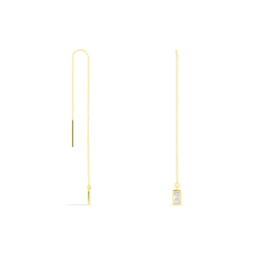 Histoire D'Or Boucles D'oreilles Pendantes Ginna Or Jaune Oxyde De Zirconium 4 Histoire D'Or Boucles D'oreilles Pendantes Ginna Or Jaune Oxyde De Zirconium – Image 2